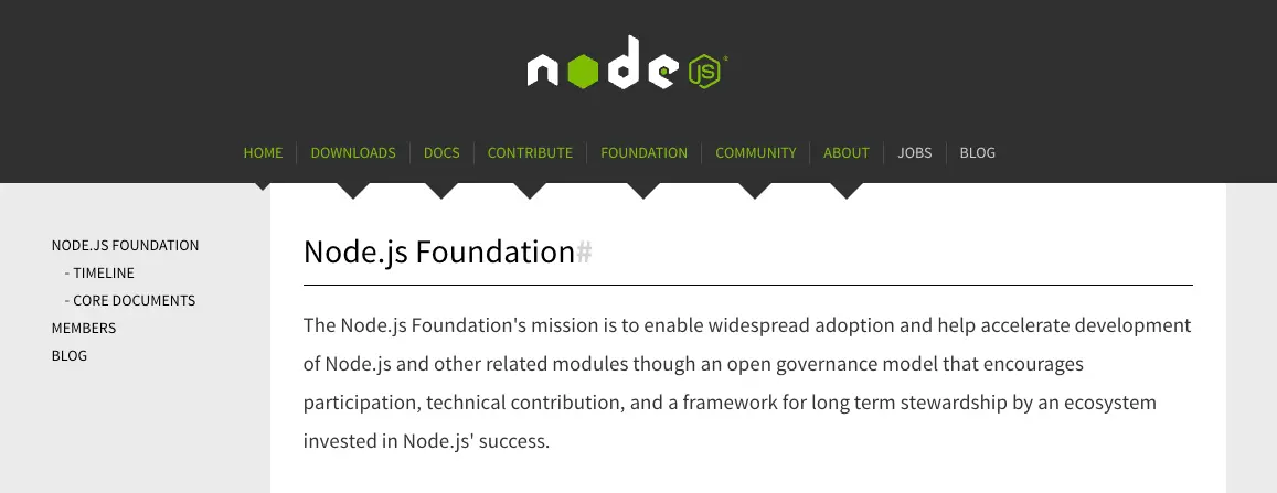 Node.js Foundation