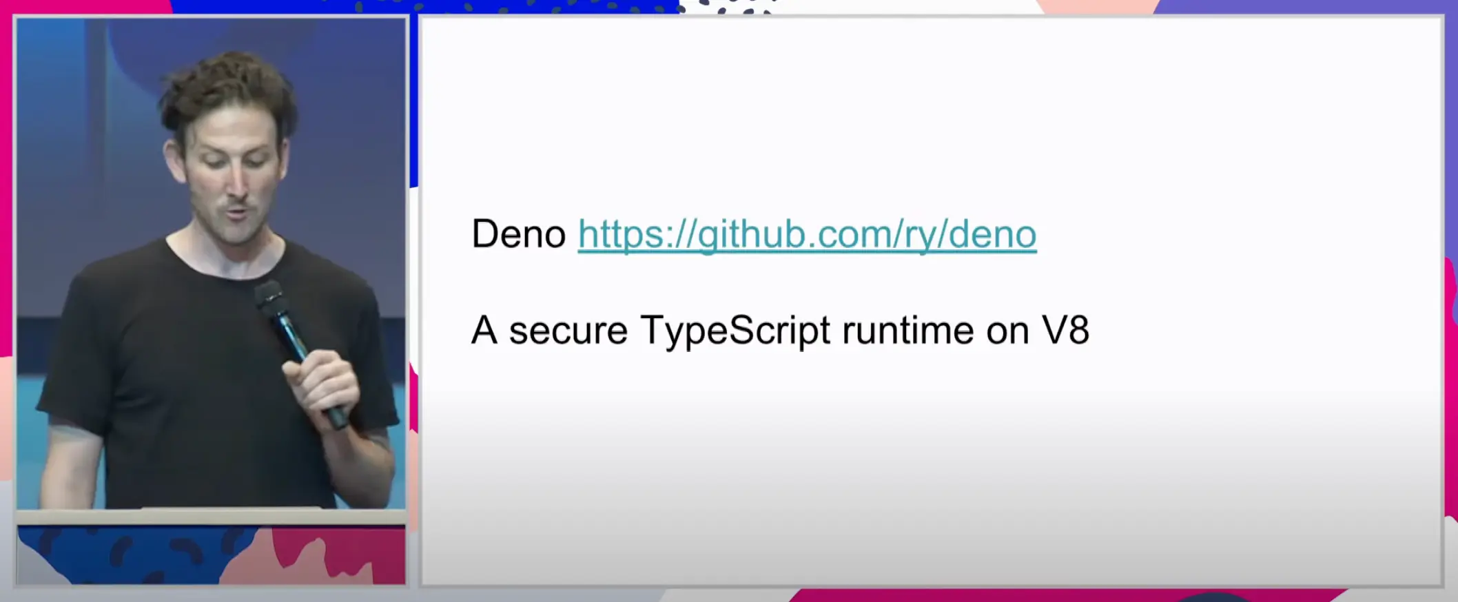 Ryan introduces Deno